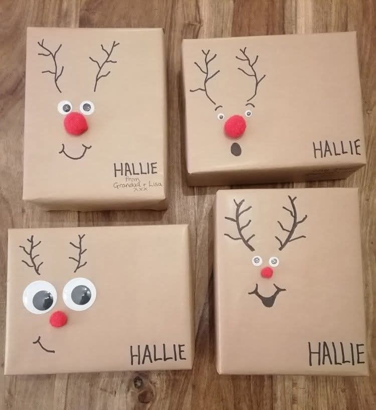 Group gifting in kraft wrap