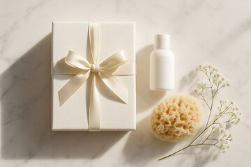 Spa gift set with ribbon